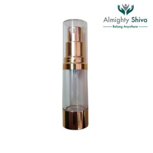 15ml airless pet bottle with metalizing