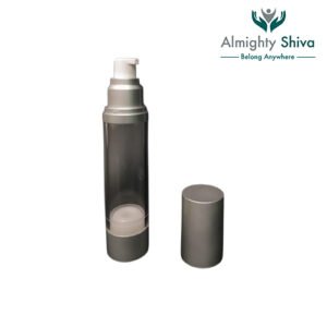 50ml and 100ml Airless Cosmetic Bottle silver
